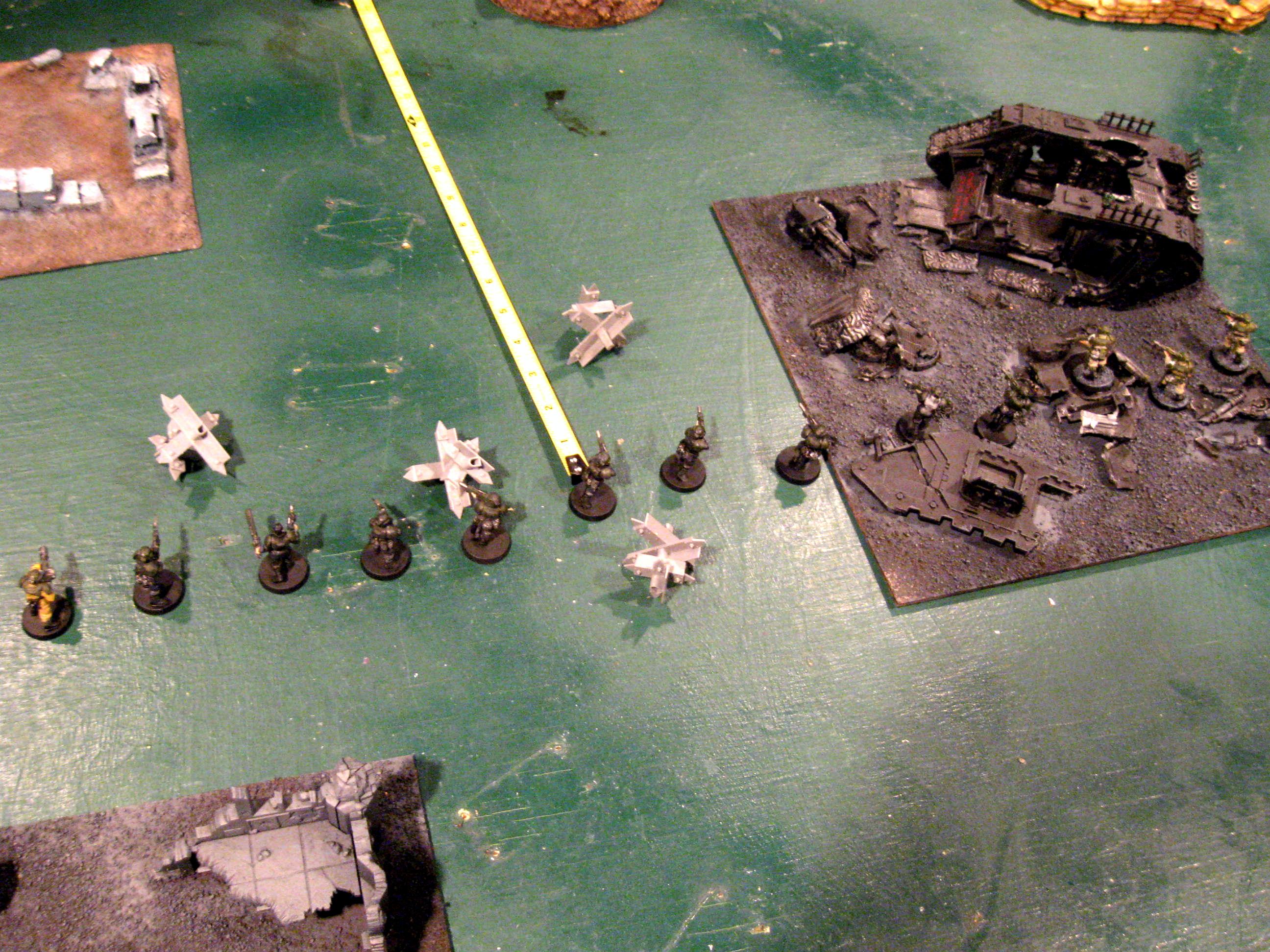 Battle Report Cadians Crimson Fists Imperial Guard Space Marines